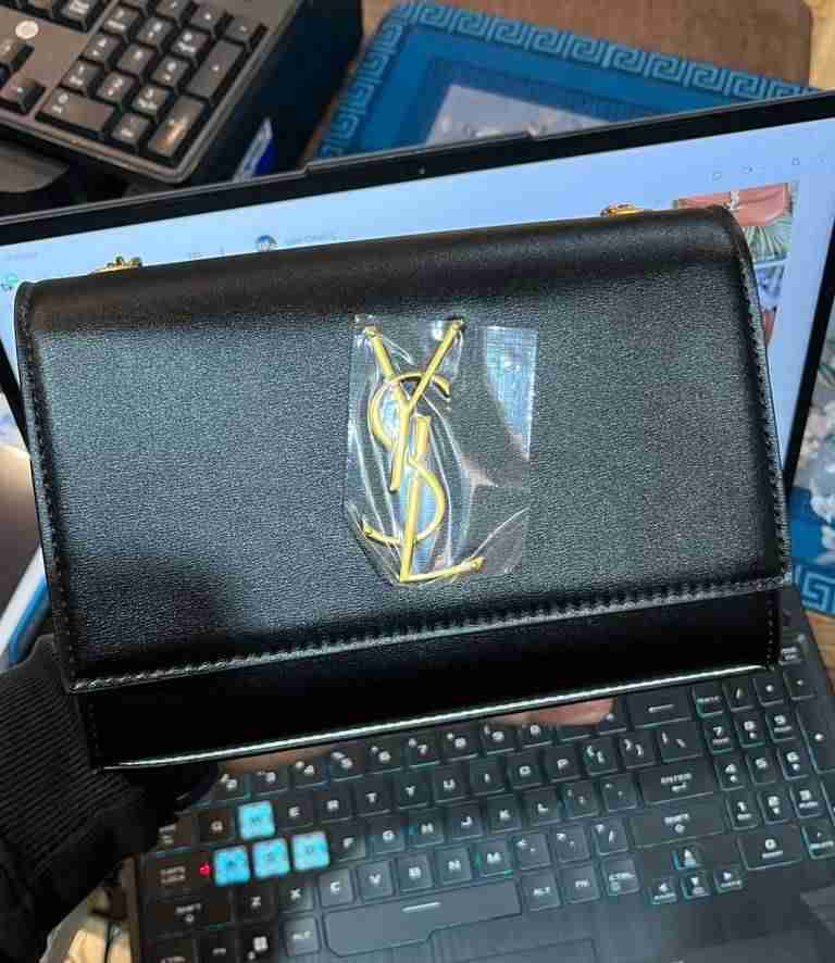 YSL purse matte black