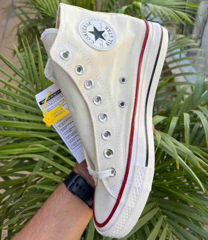 Converse high cream