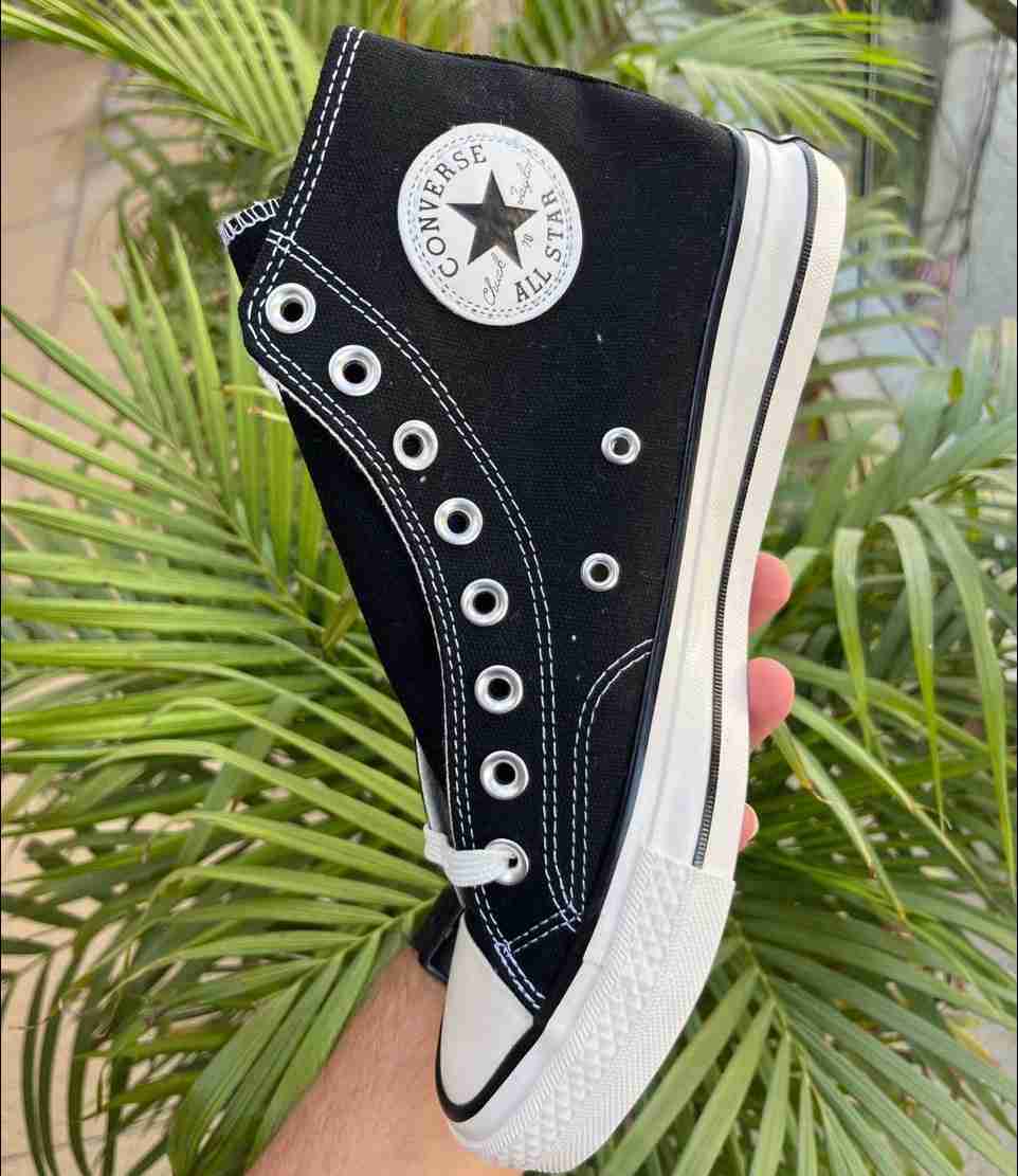 Converse high black
